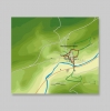 Vierves-sur-Viroin - Carte des promenades - Dessin vectoriel