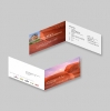 UWA - Invitation 420 x 100 mm en quadri - Impression offset