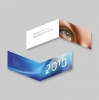 CHC - Carte de voeux 2010 - 420 x 100 mm - Impression Offset en quadri 
